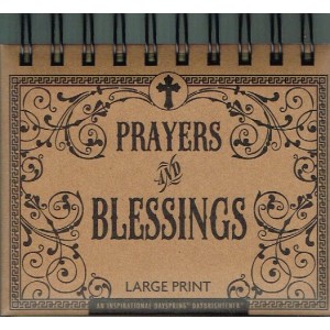 Perpetual Calendar - Prayers And Blessings Large Print